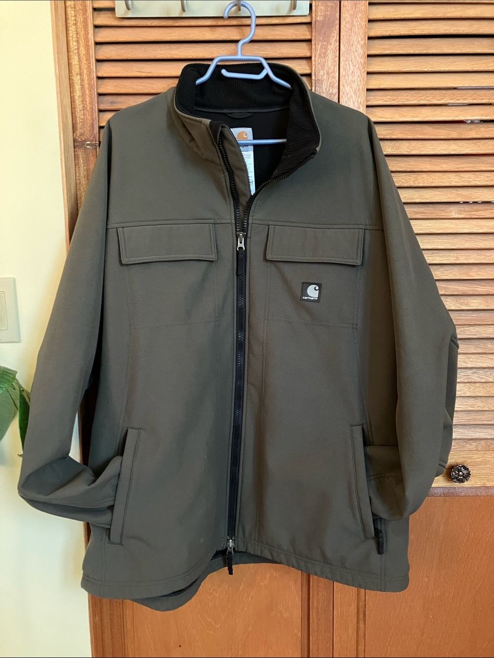 TWO PIECES - 2XL Tall Carhartt Softshell Jacket NWOT + Long Sleeve Shirt